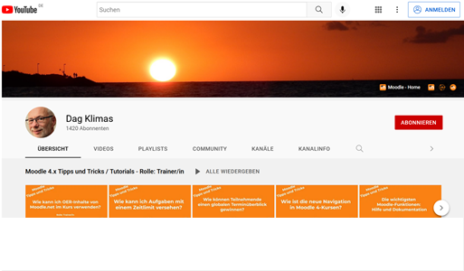 Zu den Moodle Tipps und Tricks